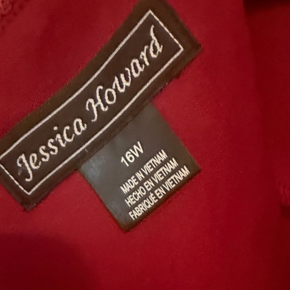 Jessica Howard Sparkling Burgundy Sequin Dress - Picture 5 of 7